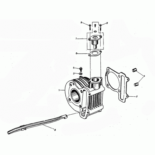 Cylinder Assembly (Kasea Adventure Buggy 125)