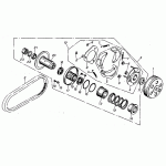 Driven Pulley & Clutch Assy