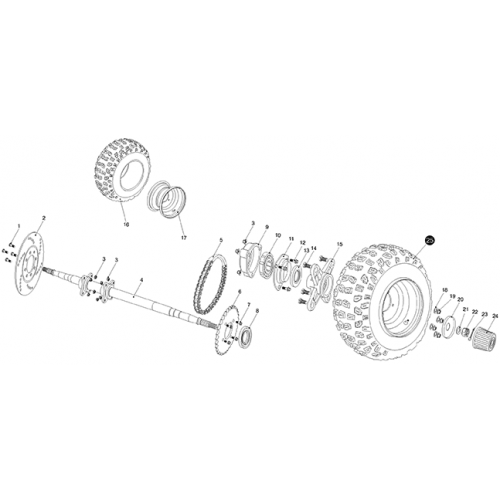 Rear Housing (Kasea LM150IIR 2000)