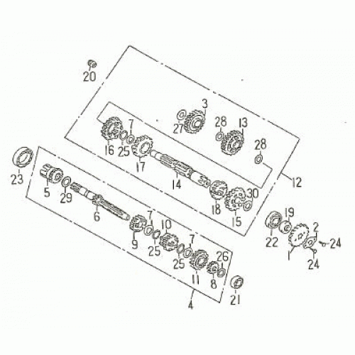 Transmission Starter (Kasea Skyhawk 150/170 Quad)