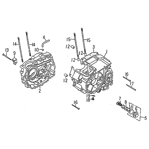 Crankcase (LRX/SMC Blast ATV 170)