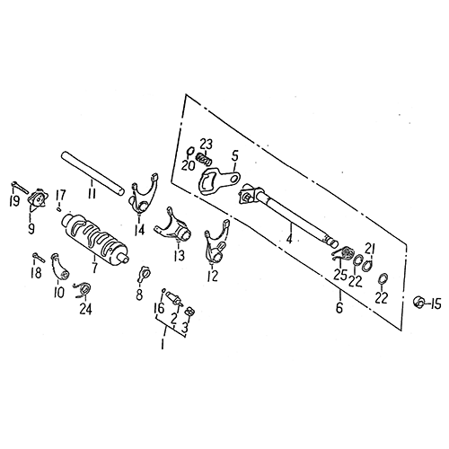 Gear Shift (LRX/SMC Blast ATV 150)