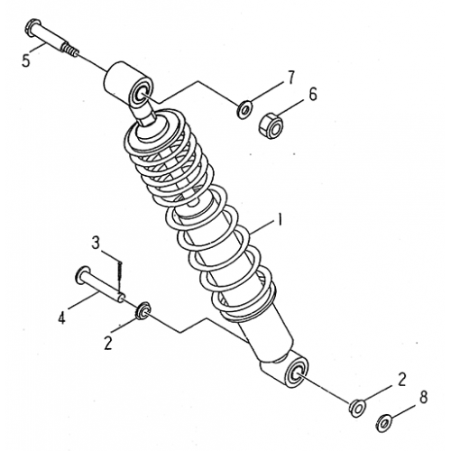 Rear Suspension (LRX/SMC Blast ATV 170)