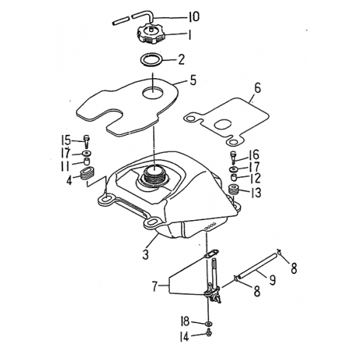 Fuel Tank (LRX/SMC Blast ATV 170) Fuel Tank (LRX/SMC Blast ATV 170)