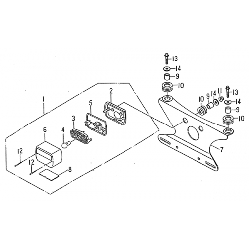 Tail Light (LRX/SMC Blast ATV 170) Tail Light (LRX/SMC Blast ATV 170)