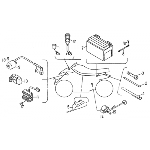 Wire Harness (LRX/SMC Blast ATV 170) Wire Harness (LRX/SMC Blast ATV 170)
