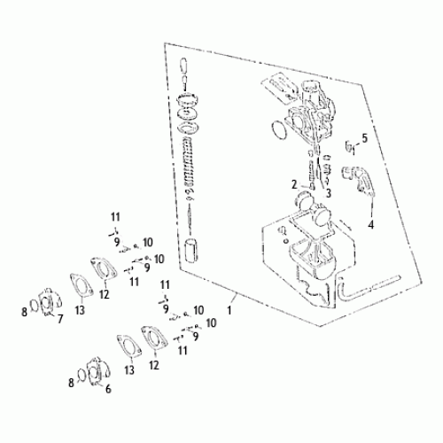 Carburetor (Kasea Skyhawk 250 Quad)