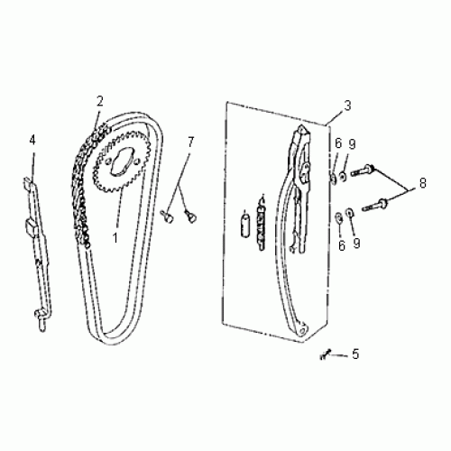 Cam Chain Tensioner (Kasea Skyhawk 250 Quad)