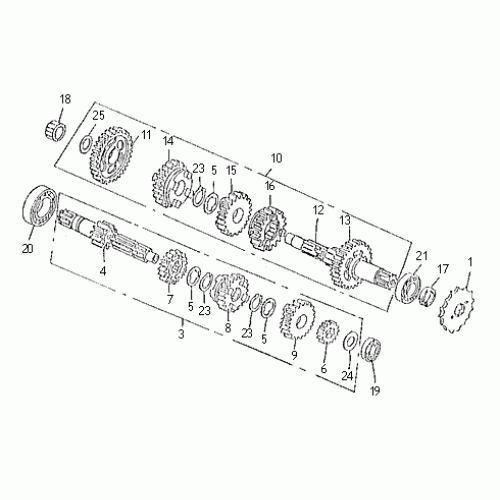 Transmission Starter (Kasea Skyhawk 250 Quad)
