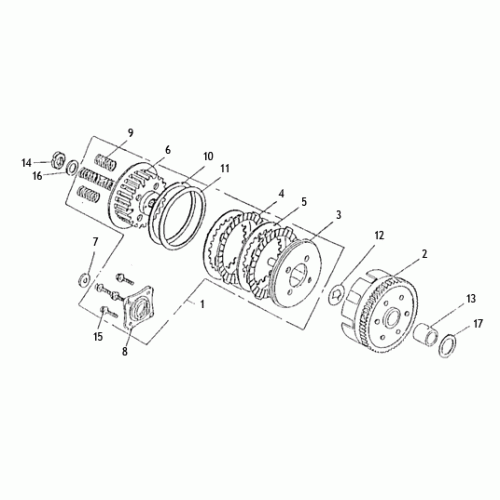 Clutch (Kasea Skyhawk 250 Quad)