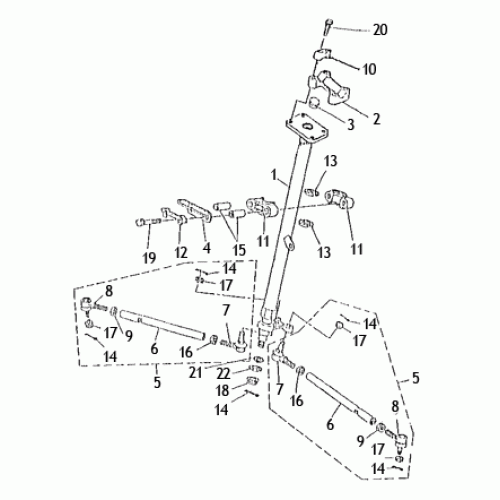 Steering (Kasea Skyhawk 250 Quad)
