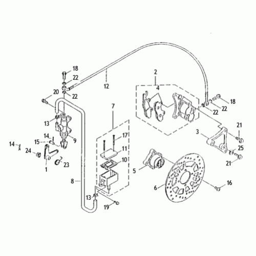 Rear Brake (Kasea Skyhawk 250 Quad)
