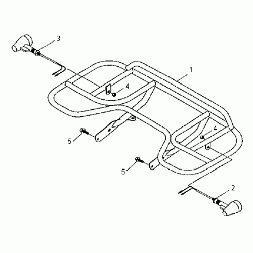 Carrier Rear (Kasea Skyhawk 250 Quad)