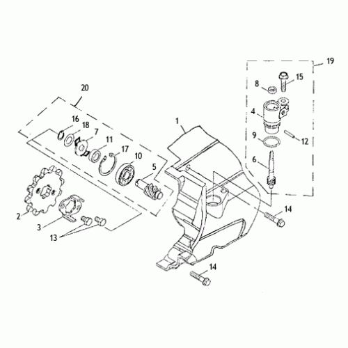 Gear, Speedometer (Kasea Skyhawk 250 Quad)