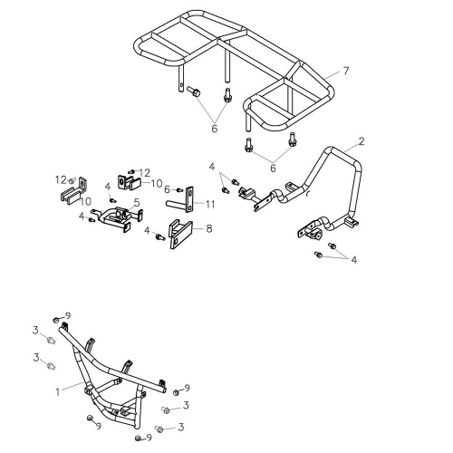 Rear Carrier | Front Rack