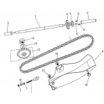 Rear Wheel Axle, Chain