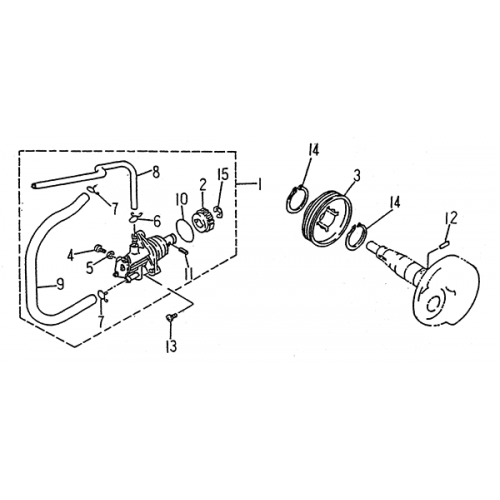 Oil Pump (LRX/SMC ATV 50 mini)