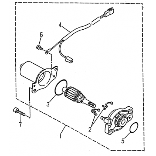 Starting Motor (LRX/SMC ATV 50 mini)