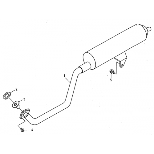 Exhaust Muffler (LRX/SMC ATV 50 mini)