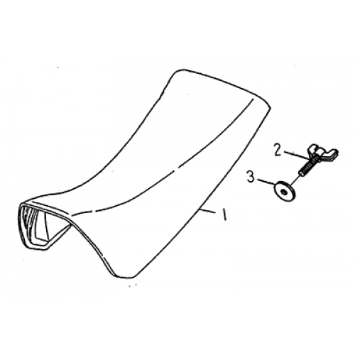 Seat (LRX/SMC ATV 50 mini)