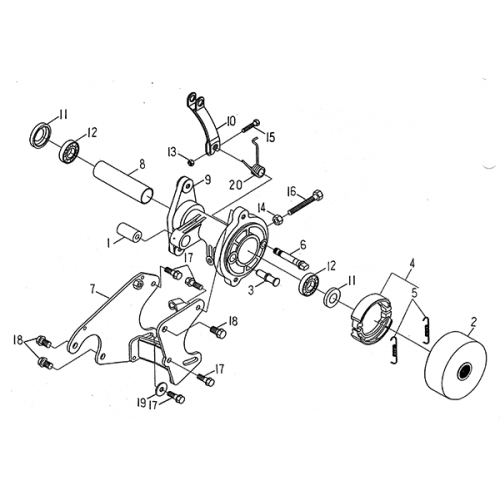Rear Brake (LRX/SMC ATV 50 mini)