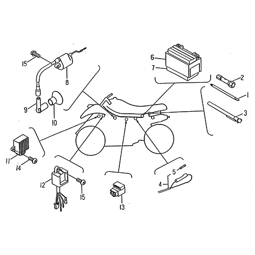 Wire Harness (LRX/SMC ATV 50 mini) Wire Harness (LRX/SMC ATV 50 mini)