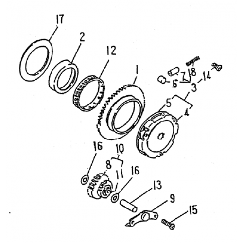 Starter (LRX/SMC ATV 50 mini)