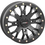System 3 SB-4 14X10 4/137 5+5 Beadlock Matte Black