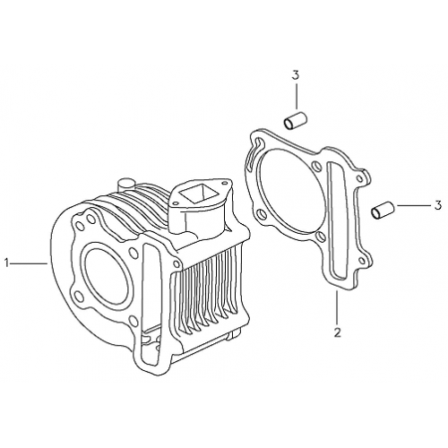 Cylinder (Adly ATV 90II 4T (CVT)) Cylinder (Adly ATV 90II 4T (CVT))