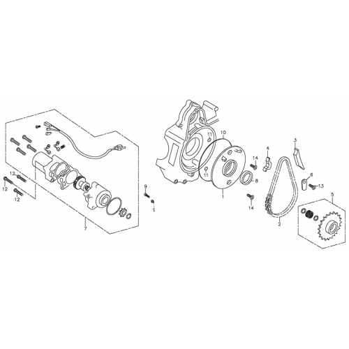 Starting Motor (Adly ATV 90Z2 4T (Gear Drive)) Starting Motor (Adly ATV 90Z2 4T (Gear Drive))