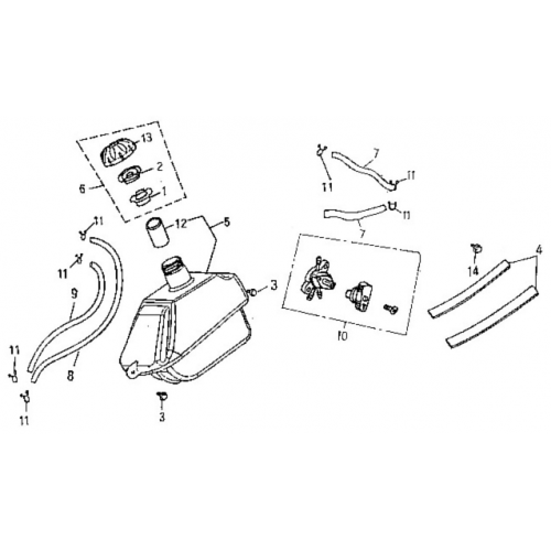 Fuel Tank (Adly ATV 90Z2 4T (Gear Drive))