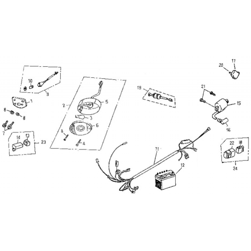 Electrical Parts (Adly ATV 90Z2 4T (Gear Drive))