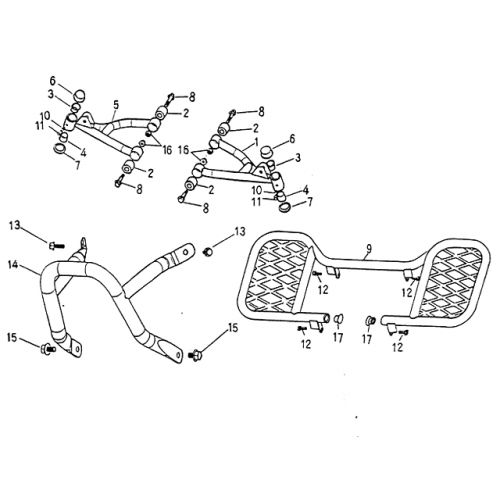 Arm, Floor Panel, Bumper (Blazer 90cc ATV) Arm, Floor Panel, Bumper (Blazer 90cc ATV)