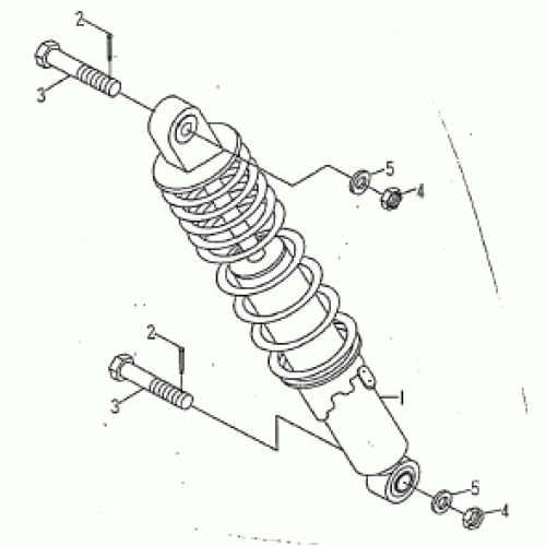 REAR SUSPENSION (Kasea Skyhawk 90 Quad)