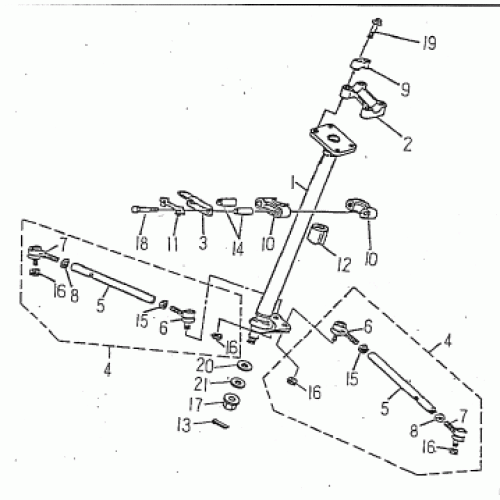 STEERING (Kasea Skyhawk 90 Quad)