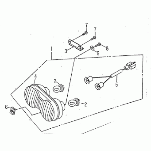 HEADLIGHT (Kasea Skyhawk 90 Quad)