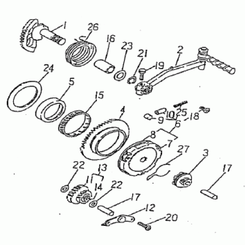 STARTER (Kasea Skyhawk 90 Quad)