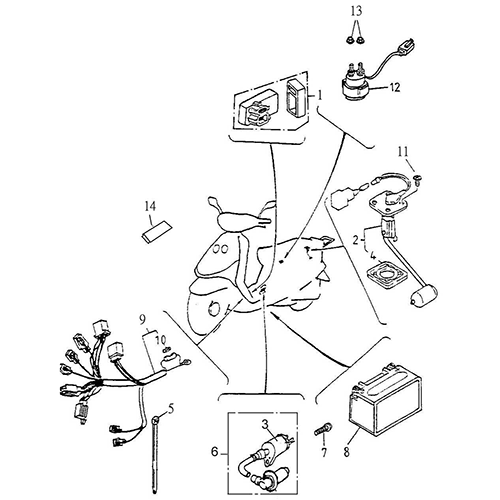 Electrical Equipment, CDI (Thunder Bike 150) Electrical Equipment, CDI (Thunder Bike 150)