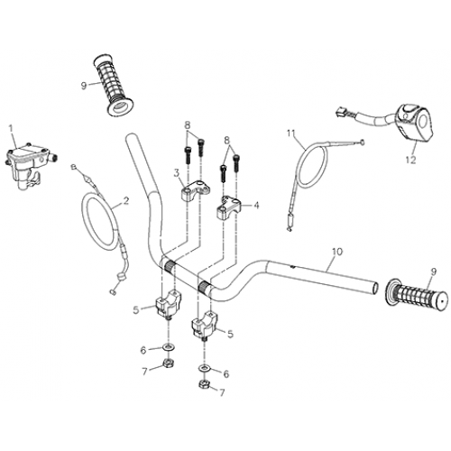 Handle Bar (Adly ATV 200S) Handle Bar (Adly ATV 200S)
