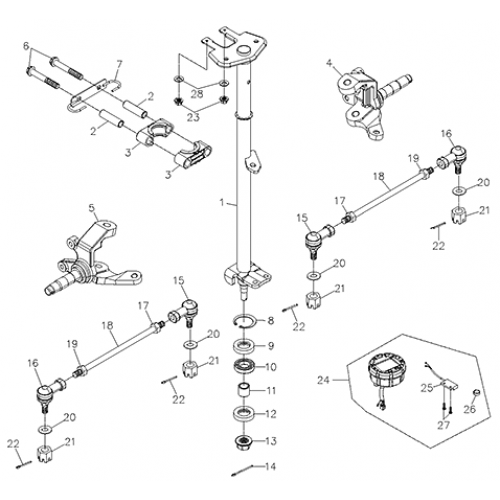 Steering (Adly ATV 200S) Steering (Adly ATV 200S)