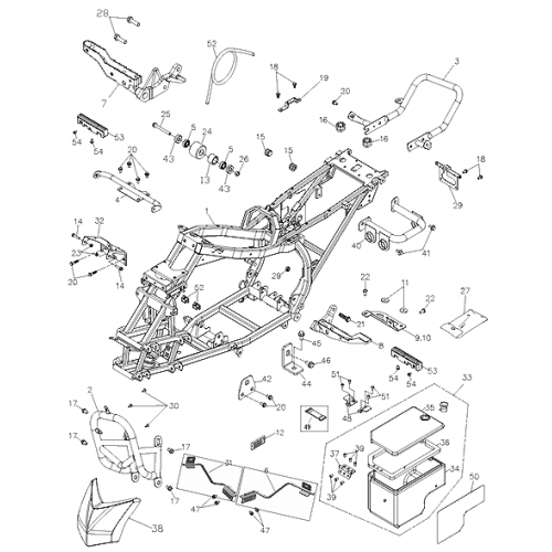 Frame Body (Adly ATV 200S) Frame Body (Adly ATV 200S)