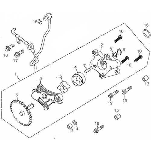 Oil Pump (Adly ATV 300S Interceptor)