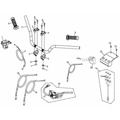Handle Bar (Adly ATV 300S Interceptor)