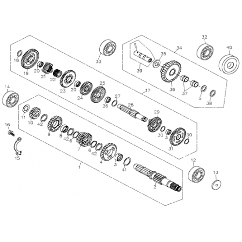 Transmission (Adly ATV 300U II) Transmission (Adly ATV 300U II)