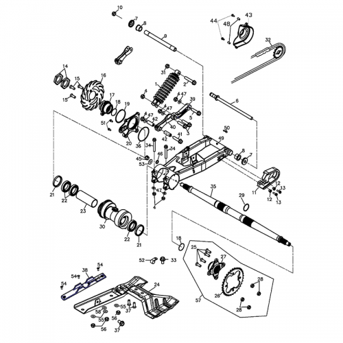 Swing Arm Sub Assembly