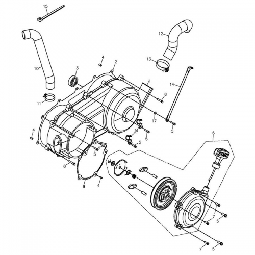 Left Crankcase Cover
