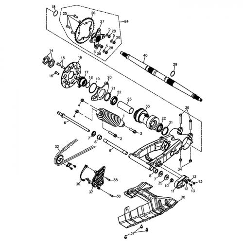 Swing Arm Sub Assembly