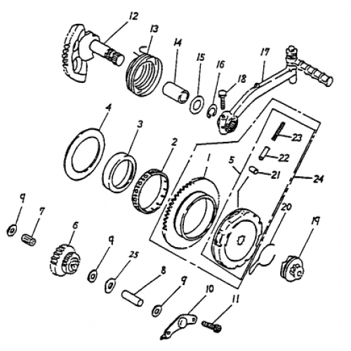 Starter (Adly ATV 50cc 2T)