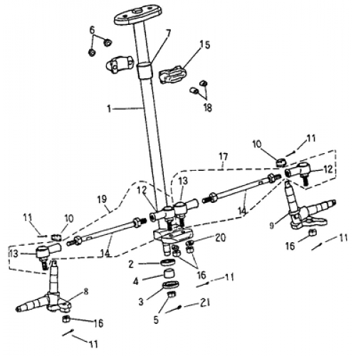 Steering (Adly ATV 90cc 2T)
