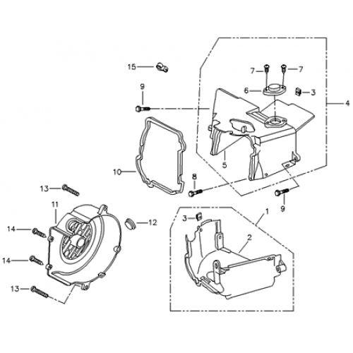 Fan Cover, Shroud (Adly ATV 90RV 4T) Fan Cover, Shroud (Adly ATV 90RV 4T)